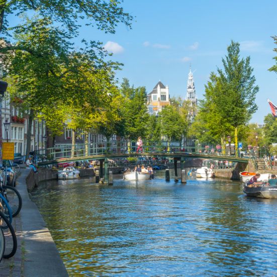 Kanal i Amsterdam