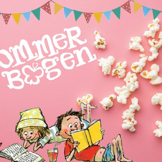 Sommerbogen, flag og popcorn